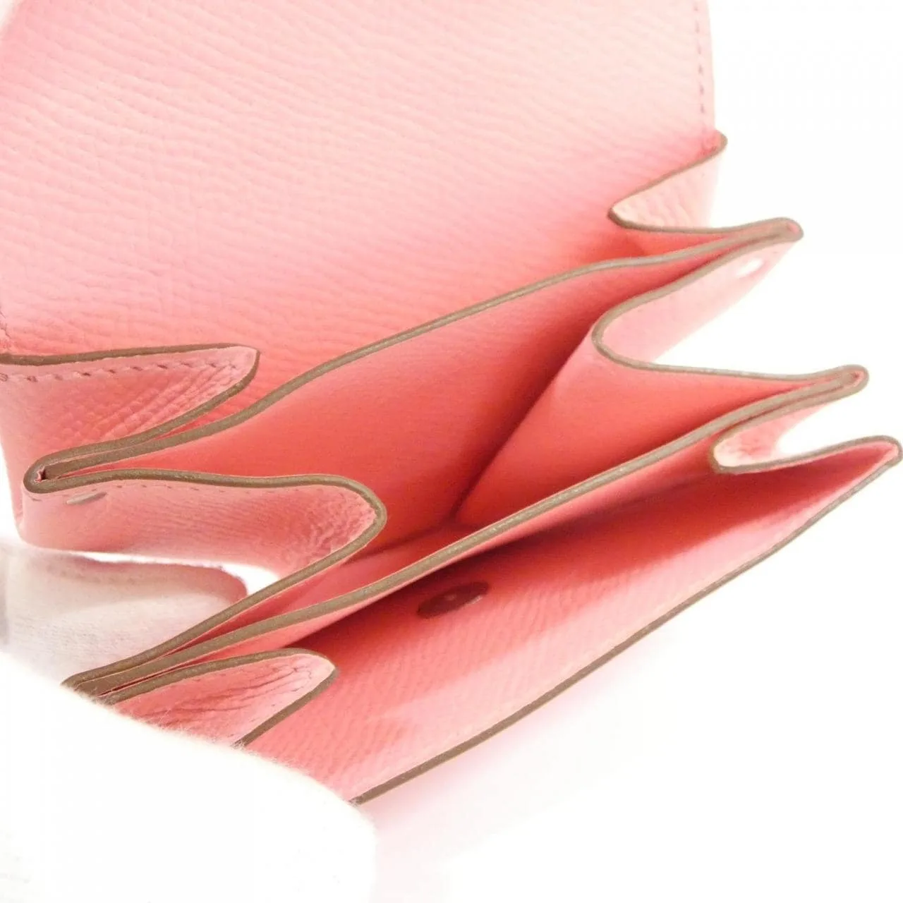 HERMES 044183CK Coin Case Epsom Black Epsom Leather Rank A - Thumbnail 6