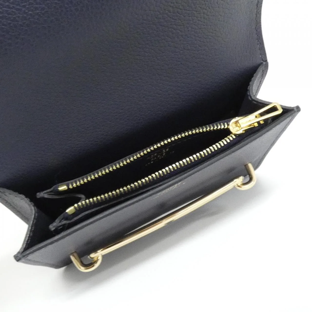 HERMES 082053CP Wallet Blue Rank A - Thumbnail 6