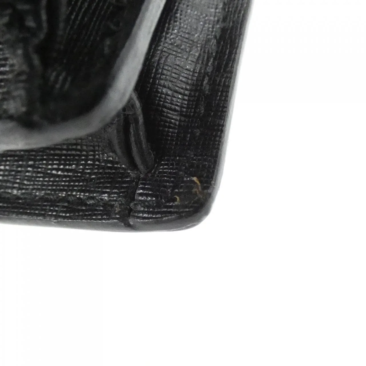 BALENCIAGA 440620 DLK0N Card Case Leather Black Leather Rank A - Thumbnail 3