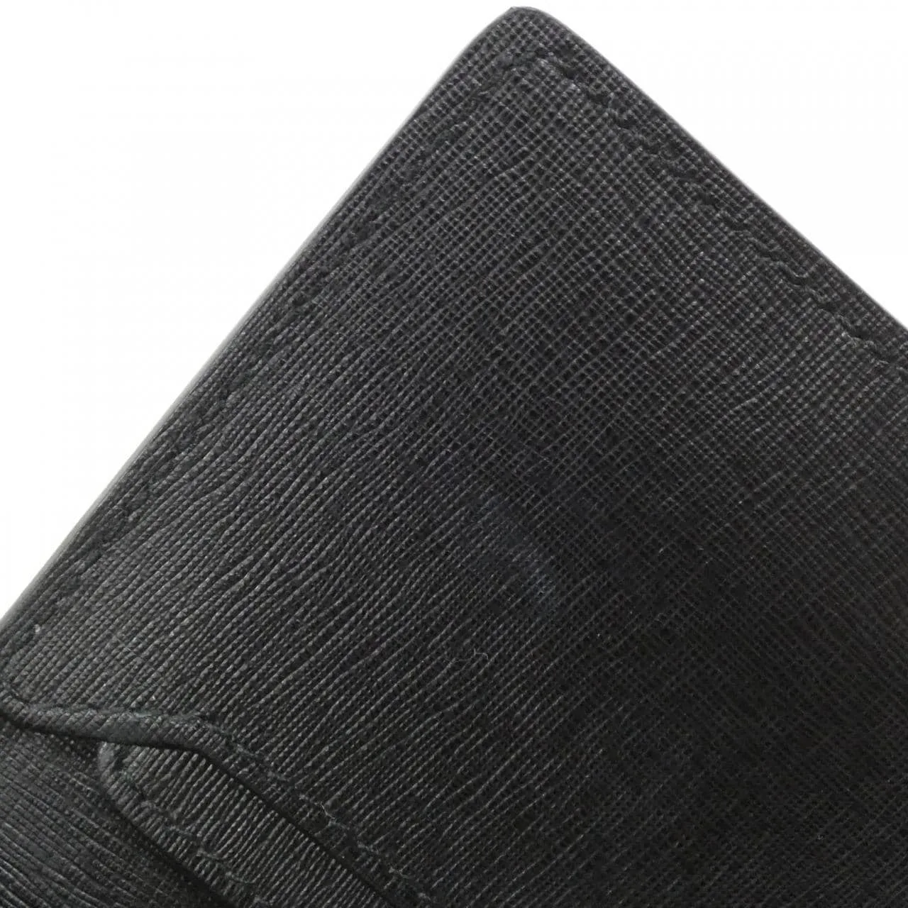 BALENCIAGA 440620 DLK0N Card Case Leather Black Leather Rank A - Thumbnail 7