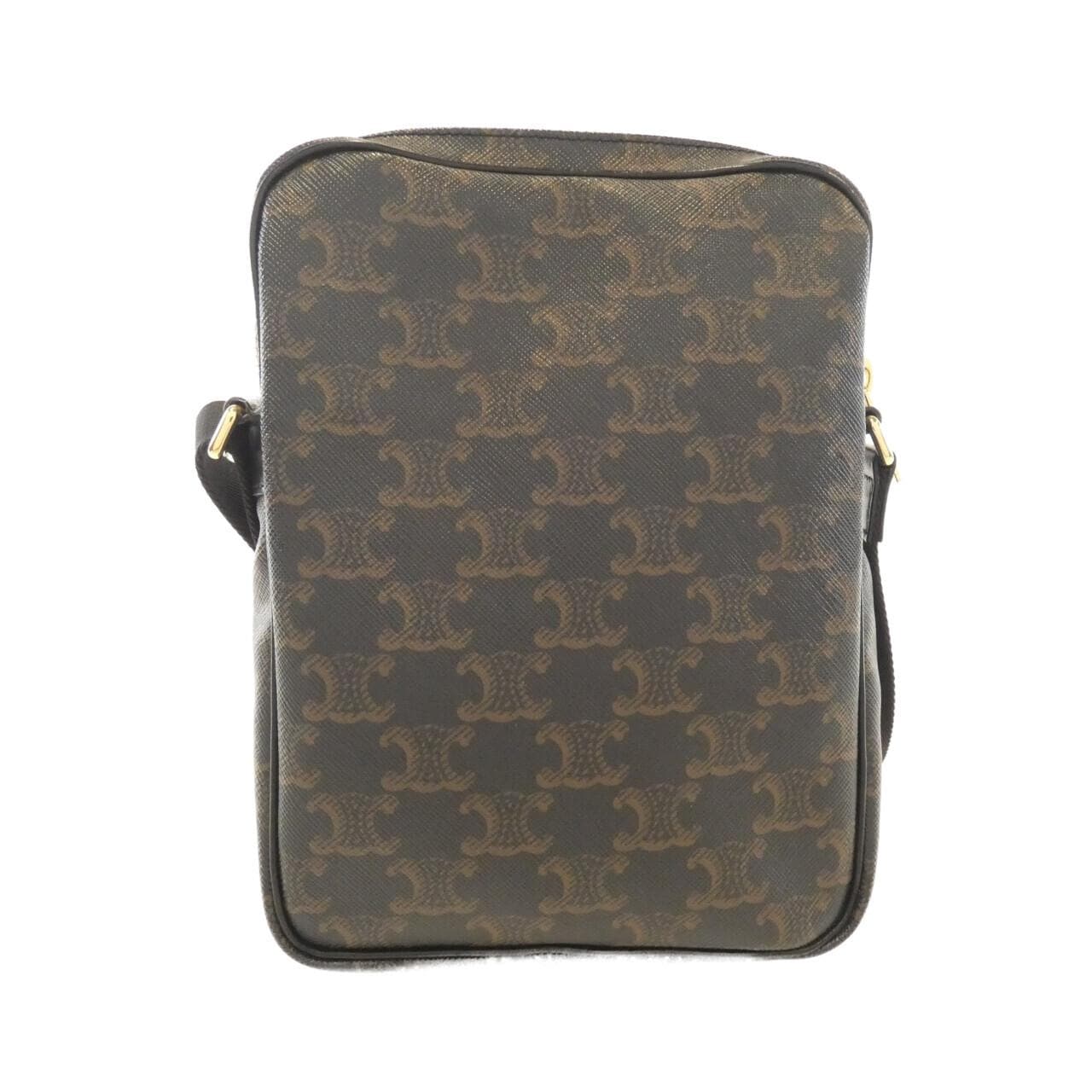 CELINE 190872BSZ Shoulder Bag Canvas 黑色 帆布 - 縮圖 2