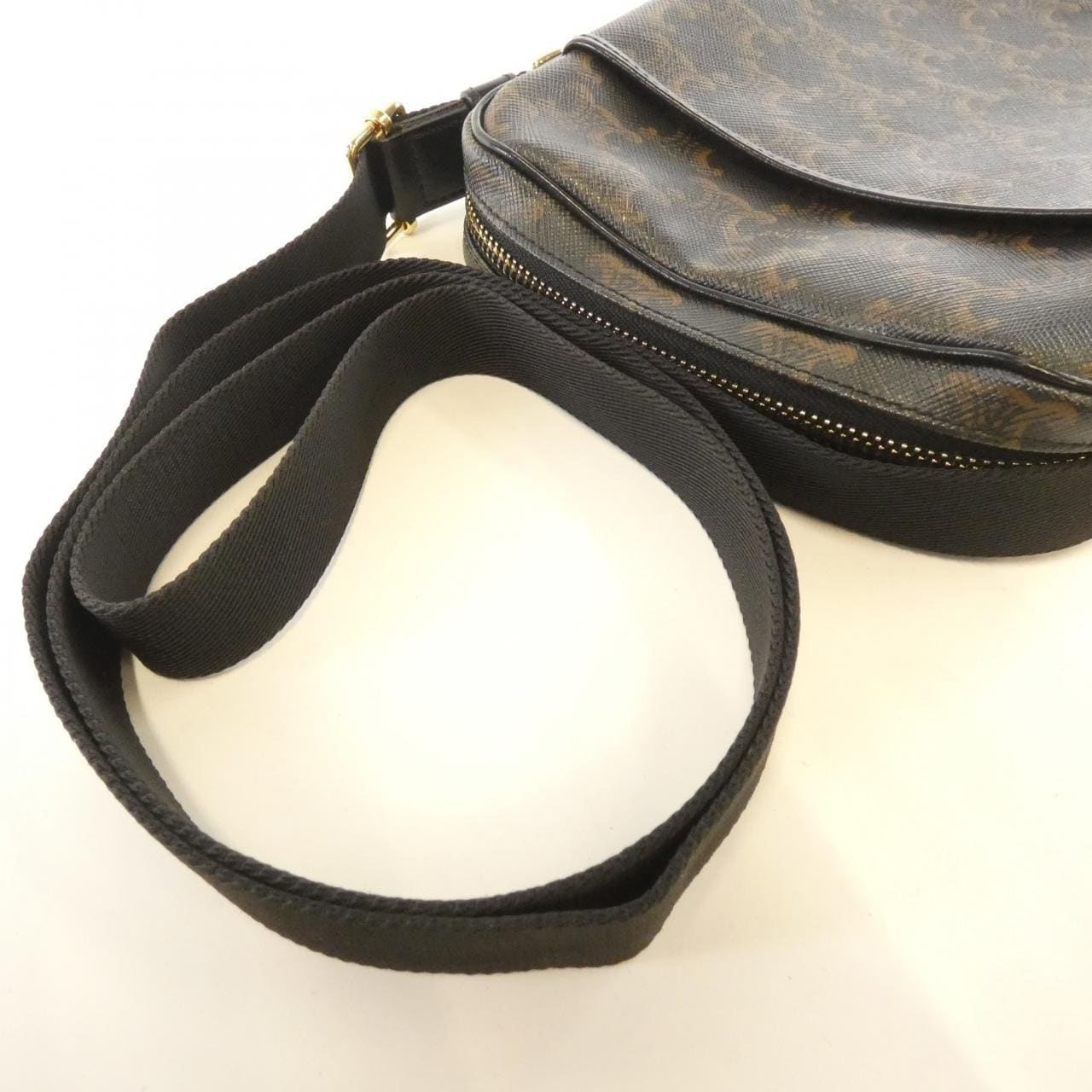 CELINE 190872BSZ Shoulder Bag Canvas 黑色 帆布 - 縮圖 5