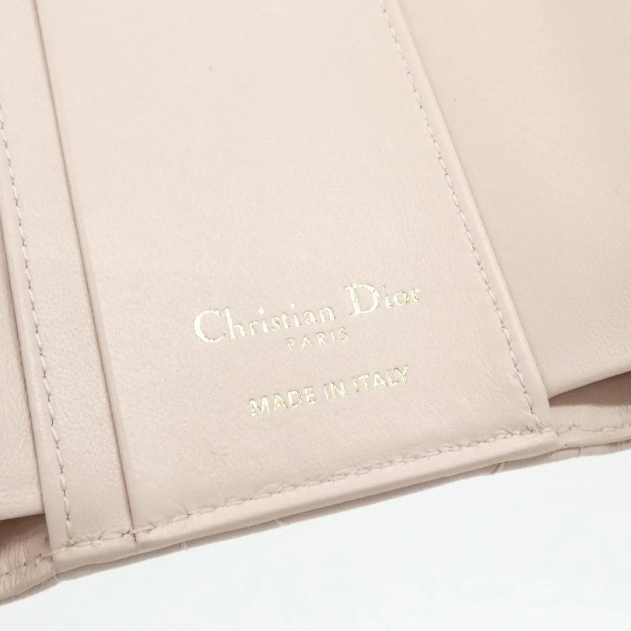 DIOR Caro S4207UHNN Wallet Lambskin 羊皮 未使用品 - 縮圖 5
