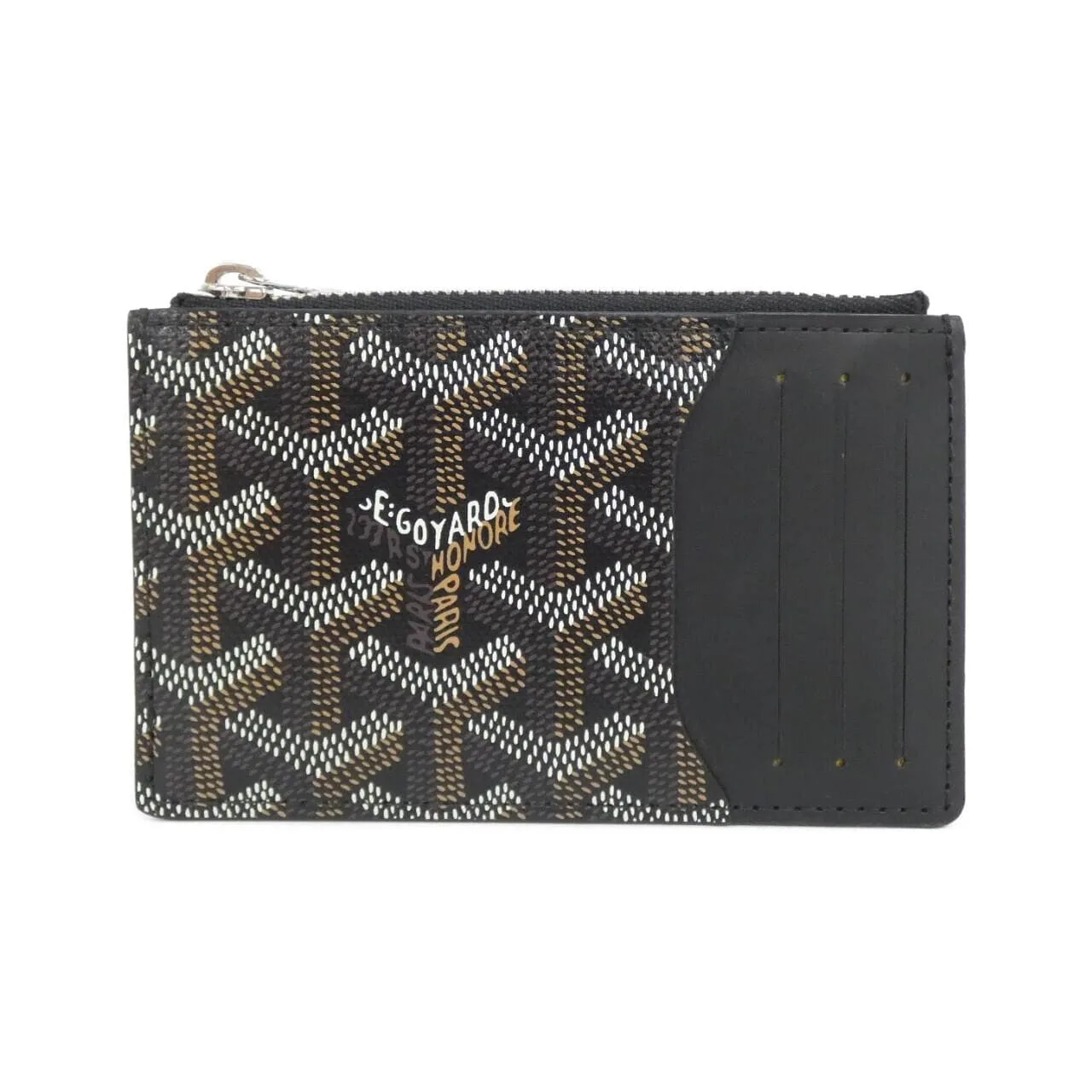 GOYARD Coin Case Canvas Black