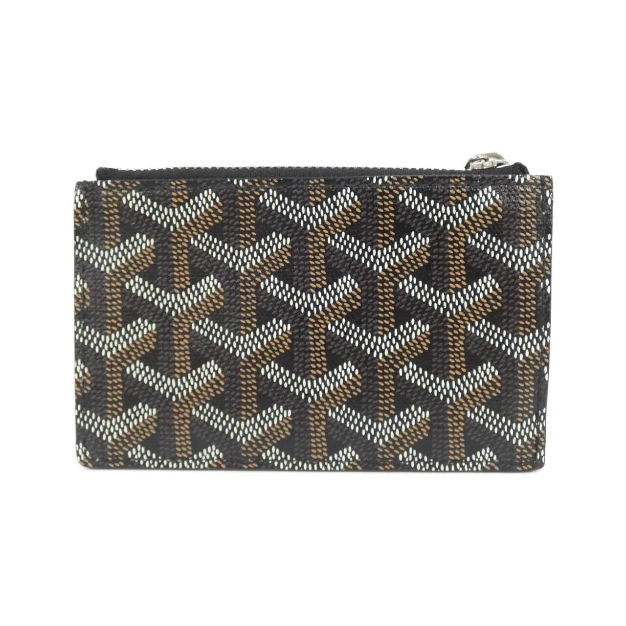 GOYARD Coin Case Canvas 黑色 帆布 中古品A - 縮圖 2