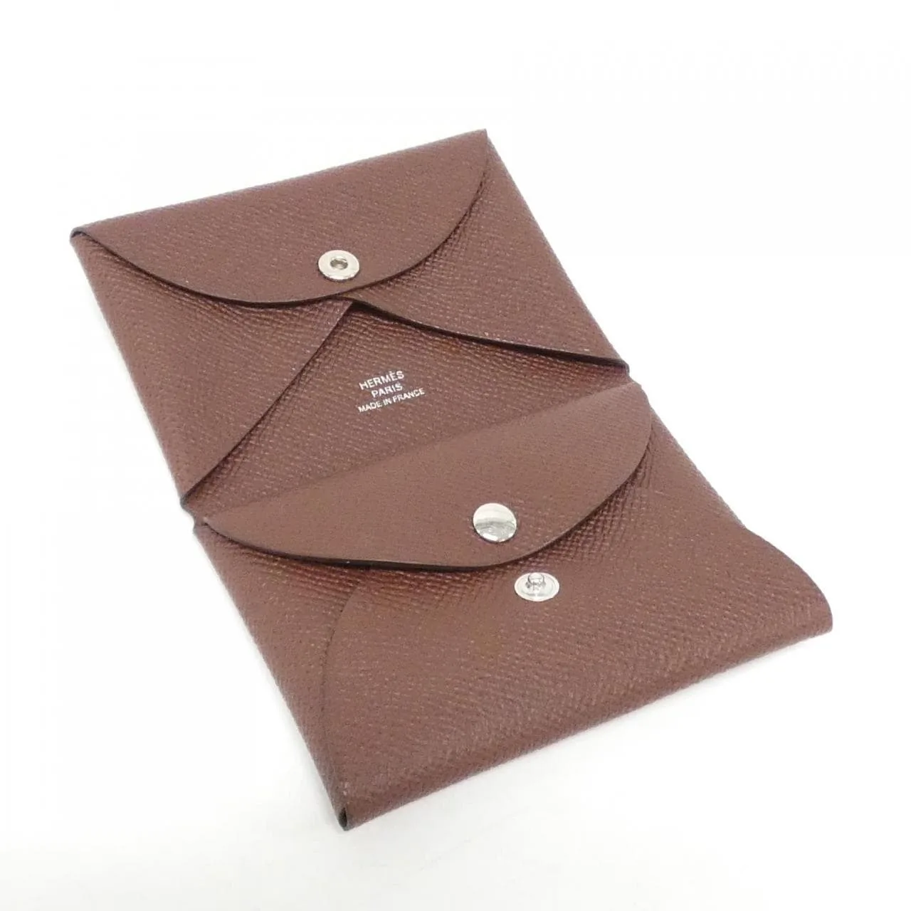 HERMES 083035CK Coin Case Epsom 黑色 Epsom 皮 中古品A - 縮圖 2