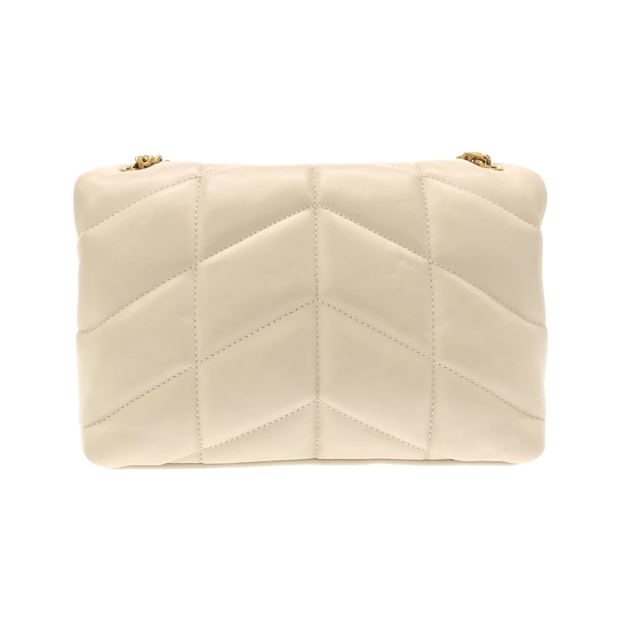 SAINT LAURENT Loulou 620333 1EL07 Shoulder Bag Lambskin Gold Lambskin - Thumbnail 2