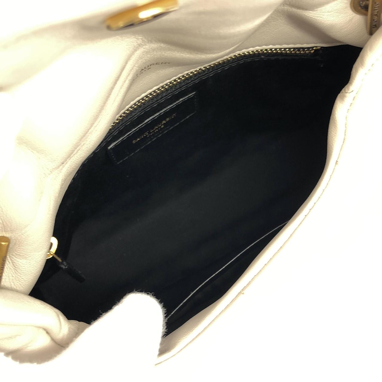 SAINT LAURENT Loulou 620333 1EL07 Shoulder Bag Lambskin Gold Lambskin - Thumbnail 7