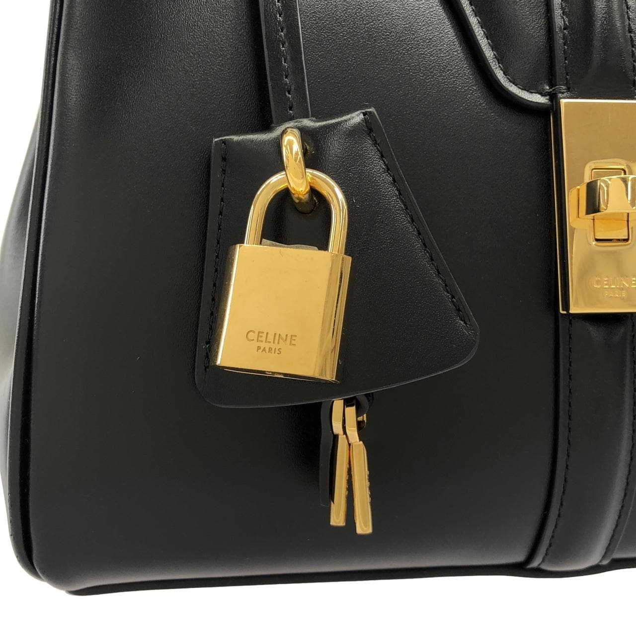 CELINE 16 188003BEY Bag 黑色 - 縮圖 6