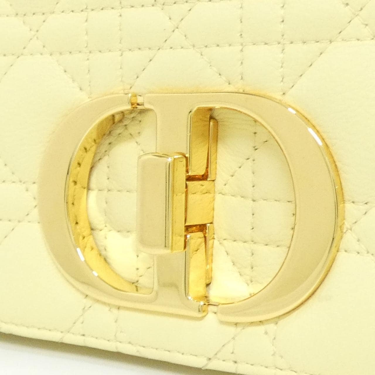 DIOR Caro M9241UWHC Bag 黃色 中古品A - 縮圖 4