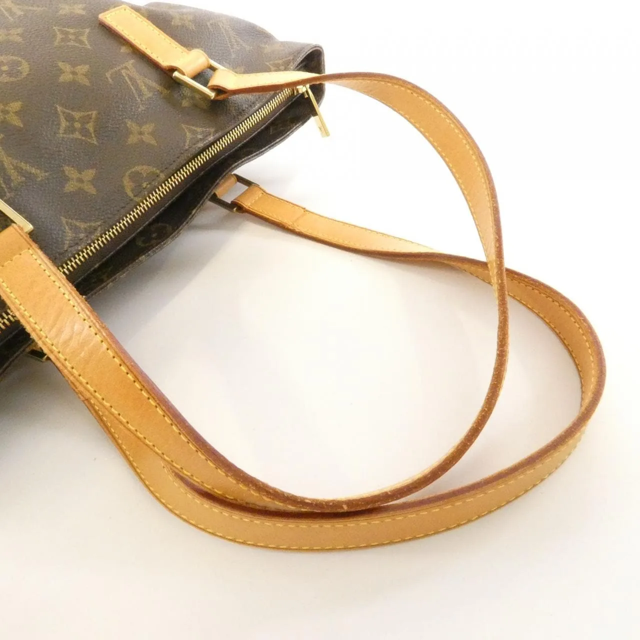 LOUIS VUITTON Caba Piano M51148 Handbag Monogram 黑色 Monogram 中古品B - 縮圖 3