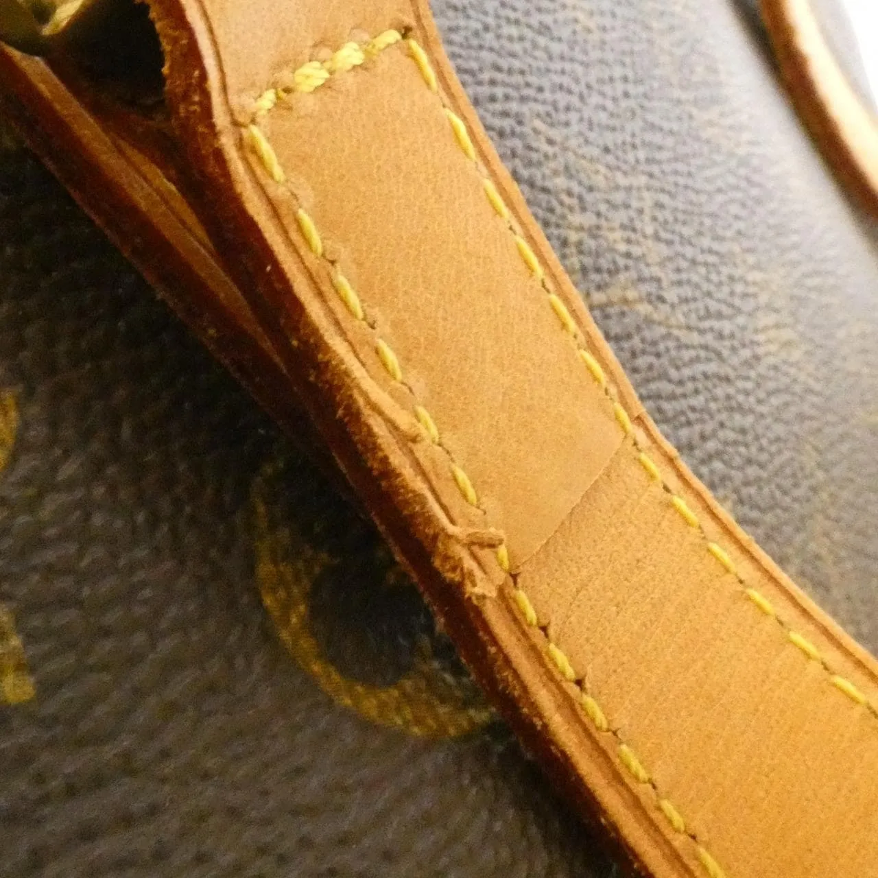 LOUIS VUITTON Caba Piano M51148 Handbag Monogram 黑色 Monogram 中古品B - 縮圖 4