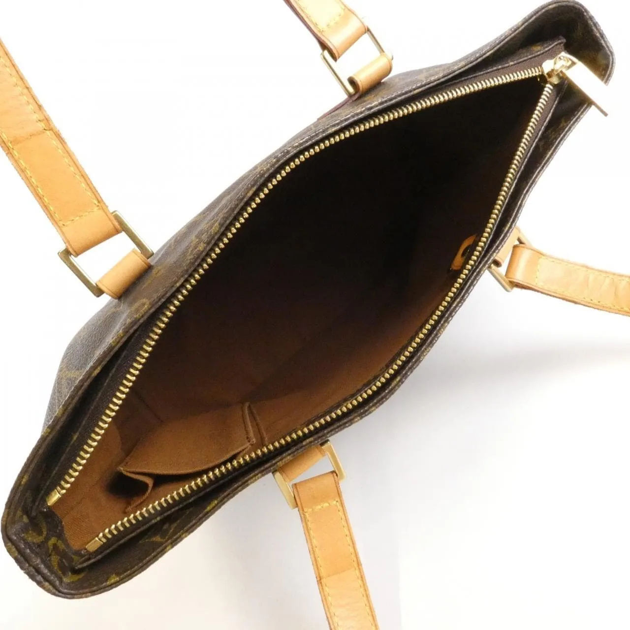 LOUIS VUITTON Caba Piano M51148 Handbag Monogram 黑色 Monogram 中古品B - 縮圖 7