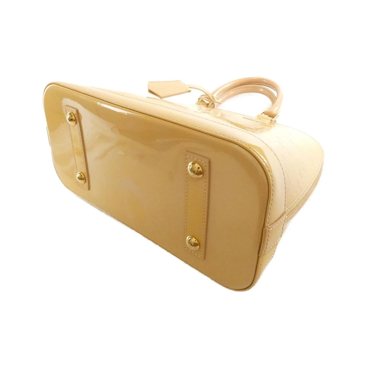 LOUIS VUITTON Alma M91614 Handbag Vernis Black Vernis Rank B - Thumbnail 3