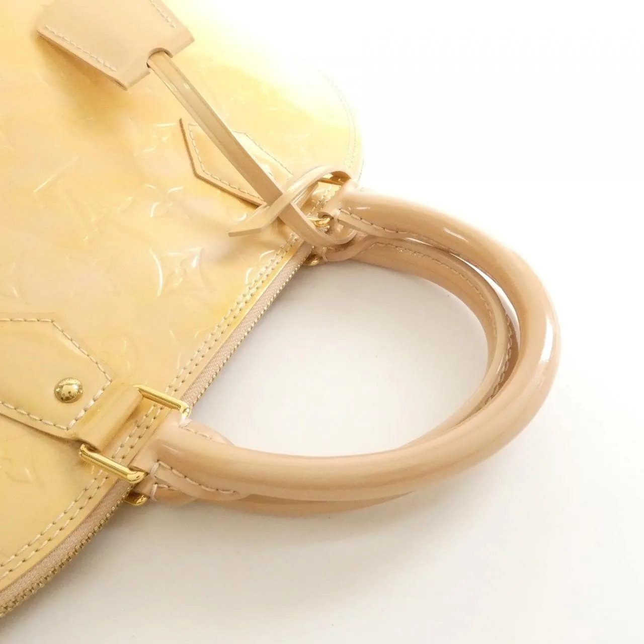 LOUIS VUITTON Alma M91614 Handbag Vernis Black Vernis Rank B - Thumbnail 7