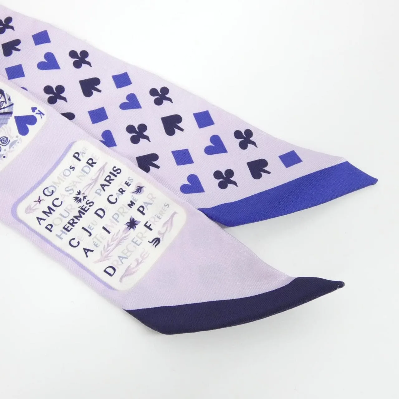 HERMES 063169S Scarf 白色 中古品A - 縮圖 2