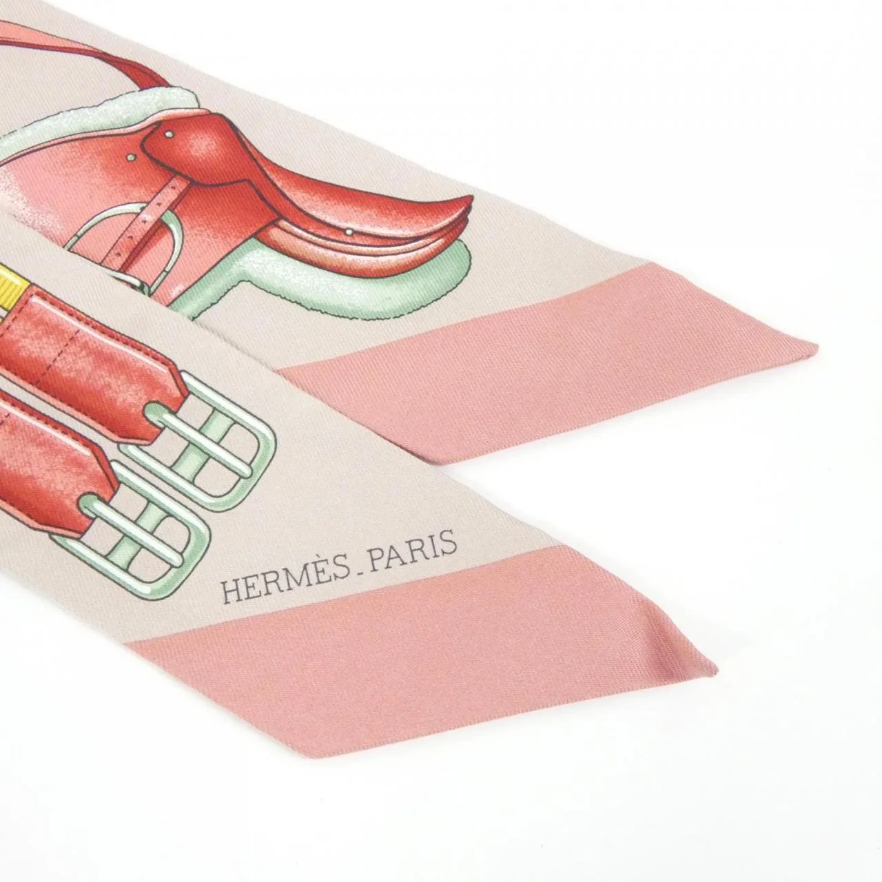 HERMES 061526S Scarf 黑色 中古品A - 縮圖 2