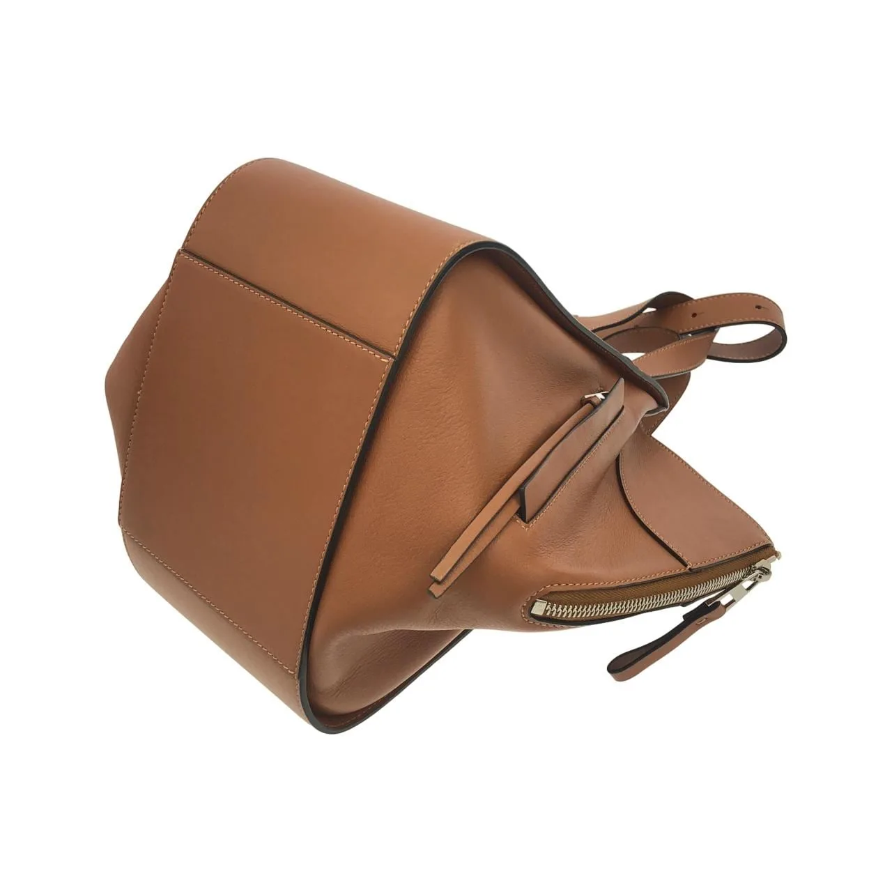 LOEWE Hammock 387 30 S35 Shoulder 黑色 中古品A - 縮圖 3