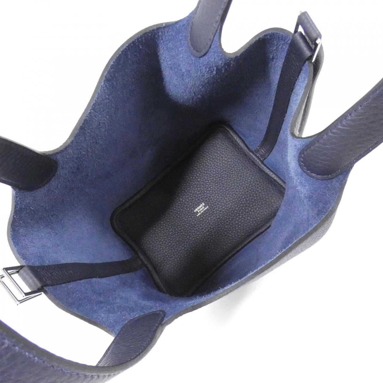 HERMES HERMÈS Picotin 056289CK Bag Clemence 藍色 Clemence 皮 未使用品 - 縮圖 5