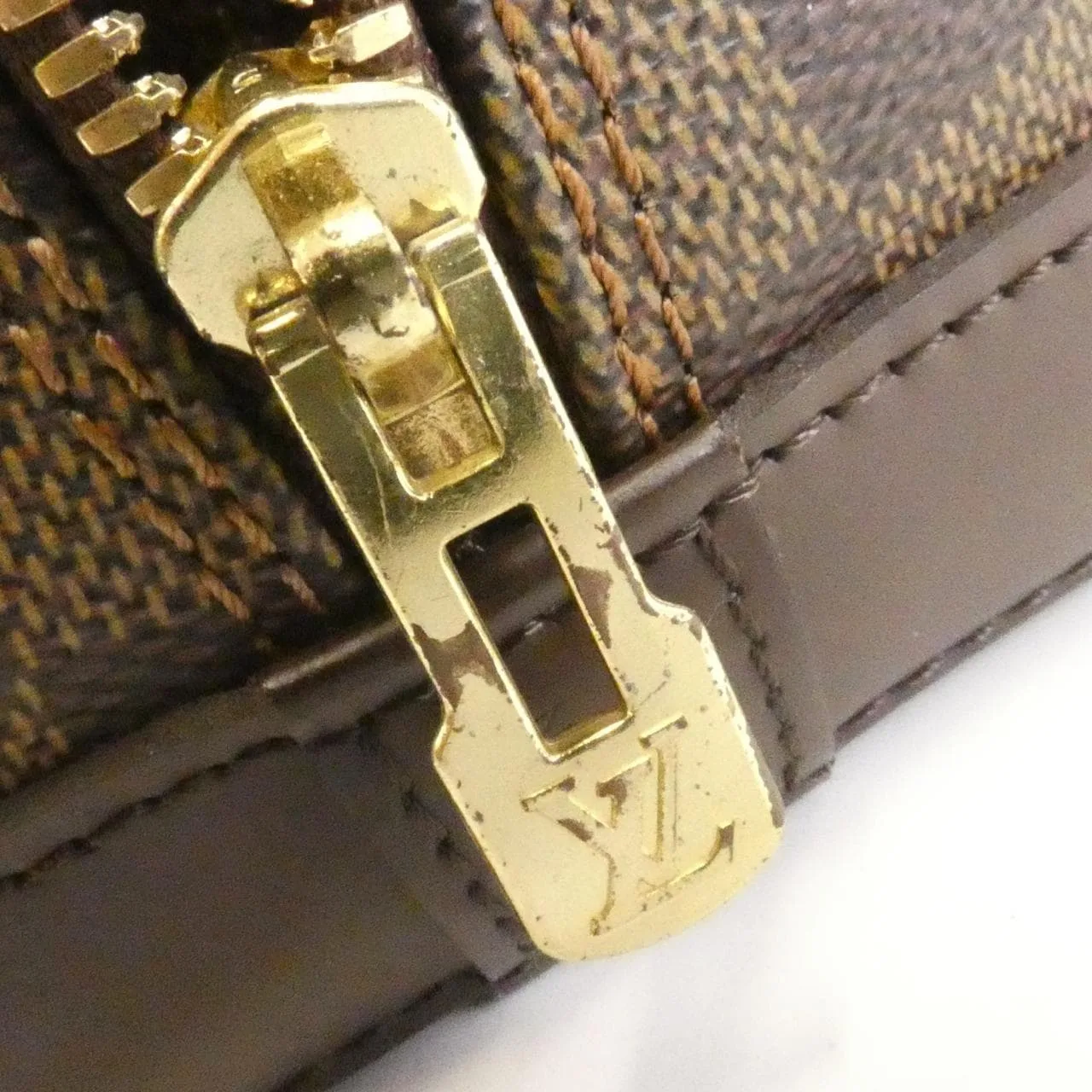 LOUIS VUITTON Alma N51131 Handbag Damier Black Damier Rank B - Thumbnail 6