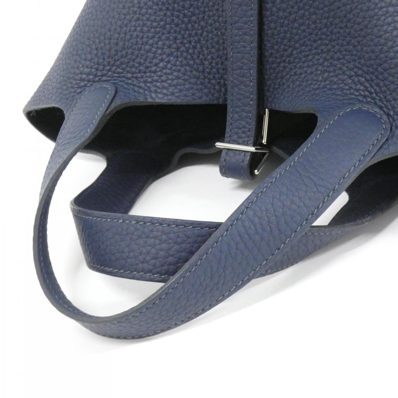 HERMES HERMÈS Picotin 056289CK Bag Clemence 藍色 Clemence 皮 中古品A - 縮圖 7