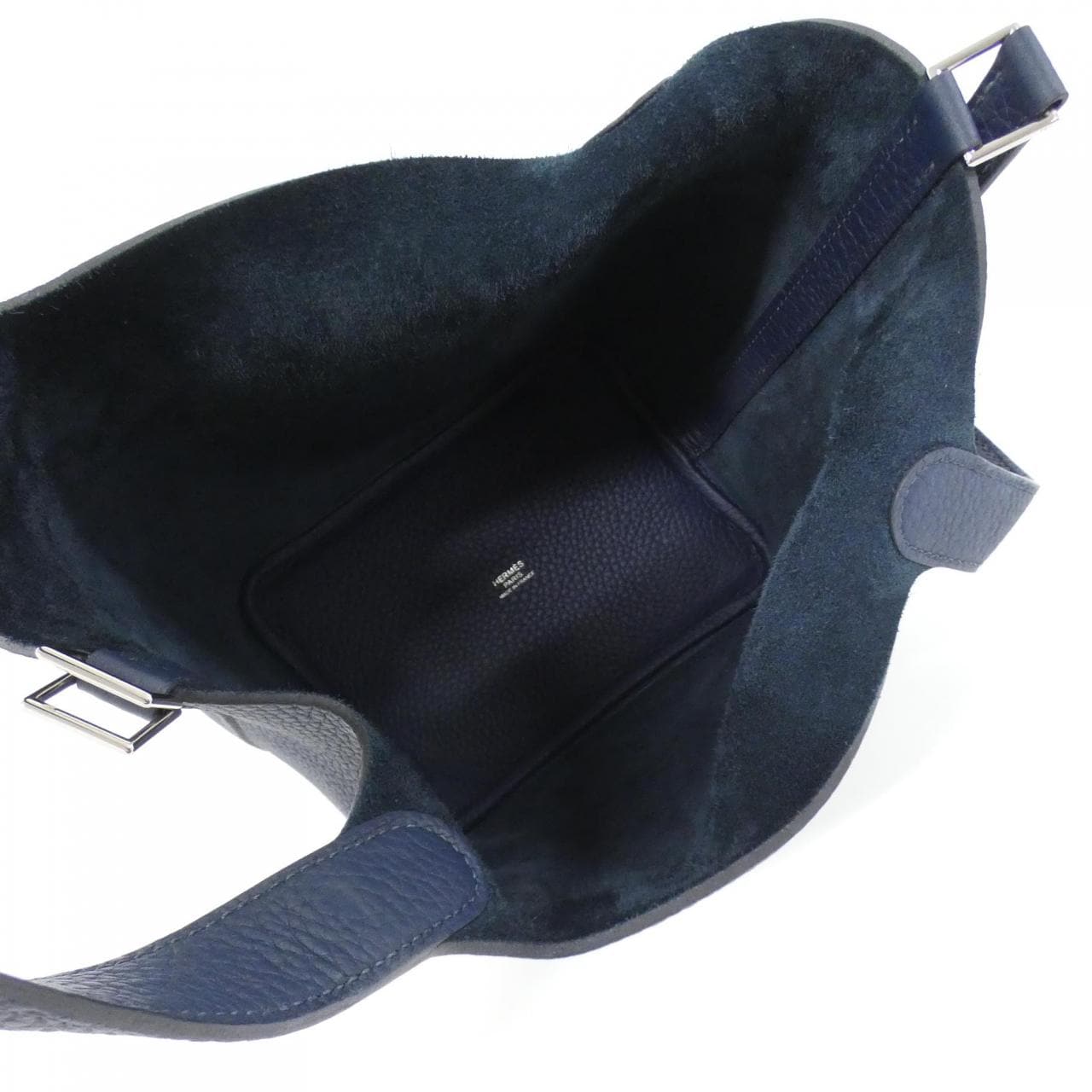 HERMES HERMÈS Picotin 056289CK Bag Clemence 藍色 Clemence 皮 中古品A - 縮圖 8