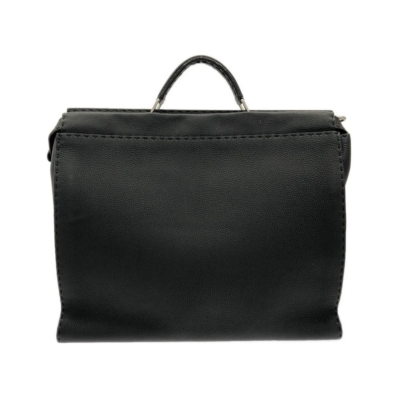 FENDI Peekaboo 7VA354 X4K Handbag Silver - Thumbnail 2