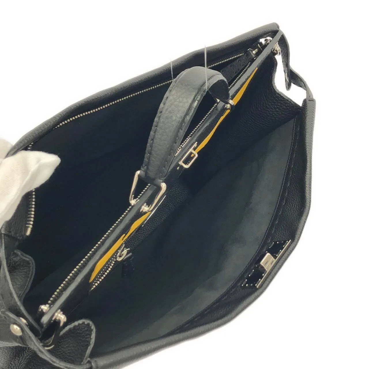 FENDI Peekaboo 7VA354 X4K Handbag Silver - Thumbnail 8