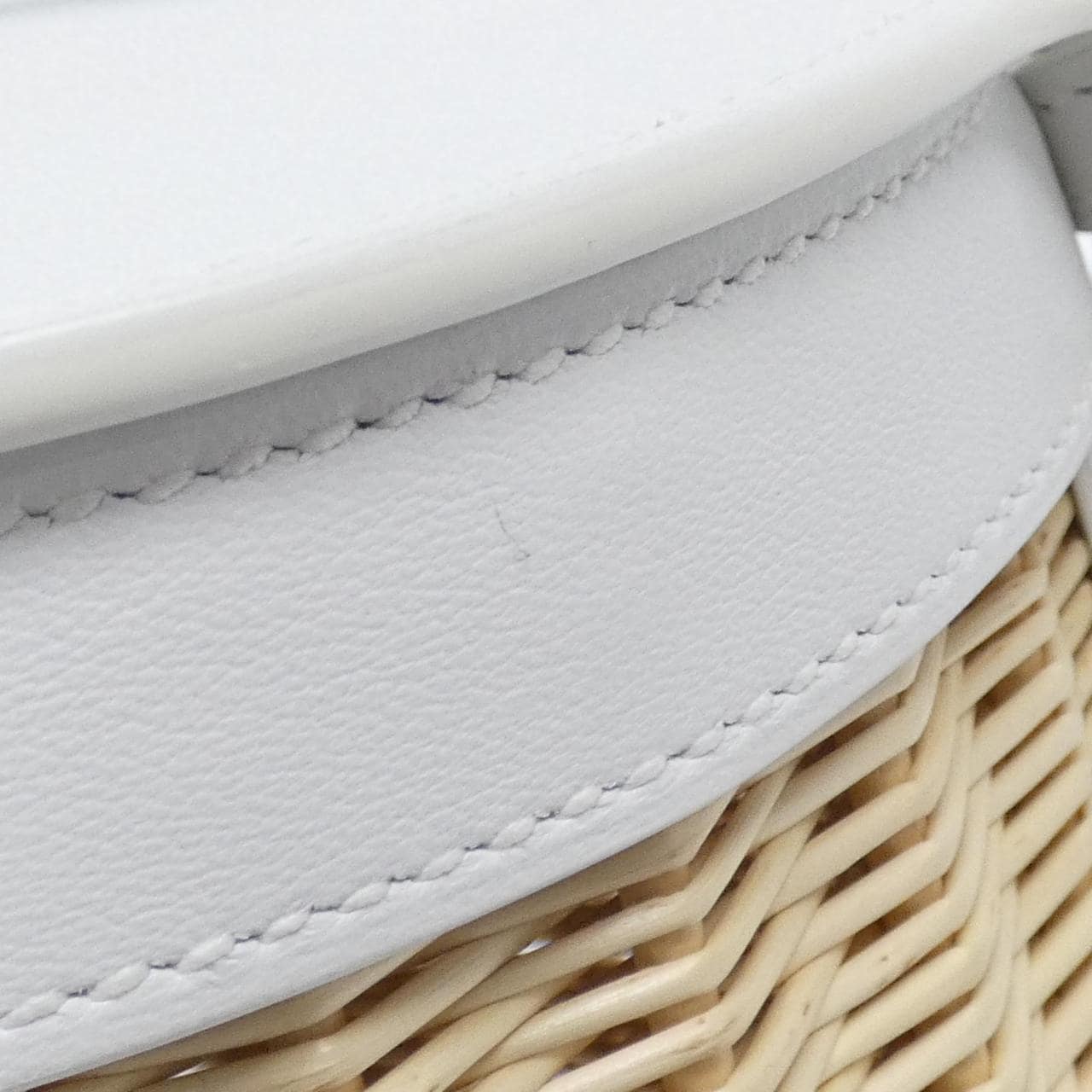 HERMES HERMÈS Shoulder Bag Swift 白色 Swift 皮 中古品A - 縮圖 4