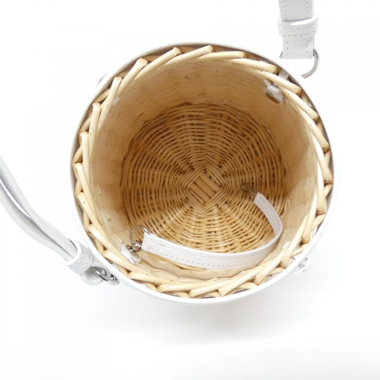 HERMES HERMÈS Shoulder Bag Swift 白色 Swift 皮 中古品A - 縮圖 7