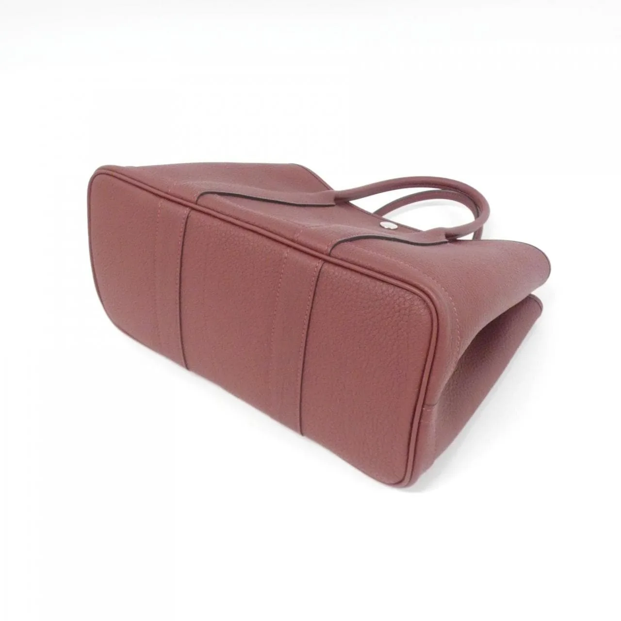 HERMES Garden Party 051568CK Tote Rouge 中古品A - 縮圖 2