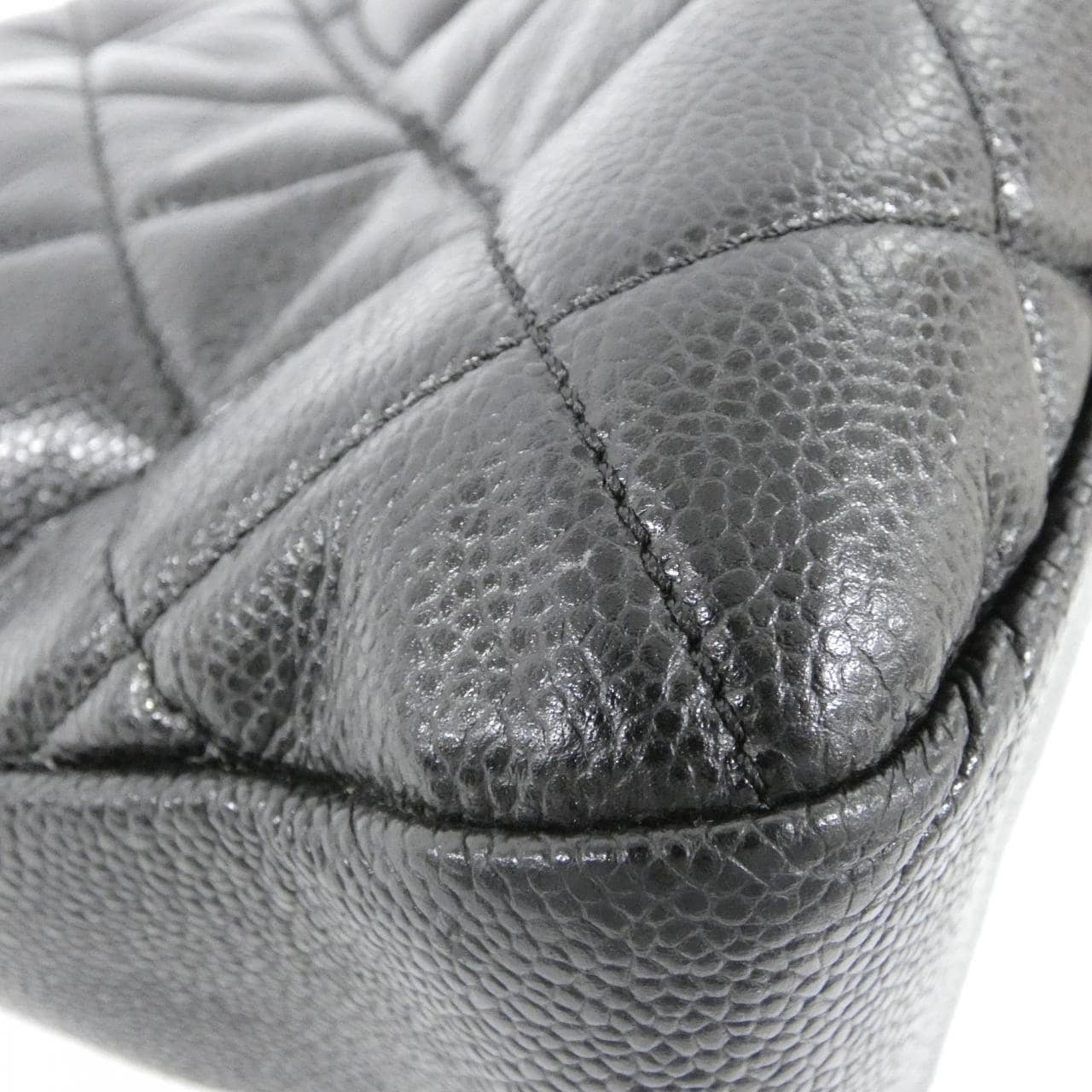 CHANEL 67292 Bag Grained Calfskin Black Grained Calfskin - Thumbnail 4