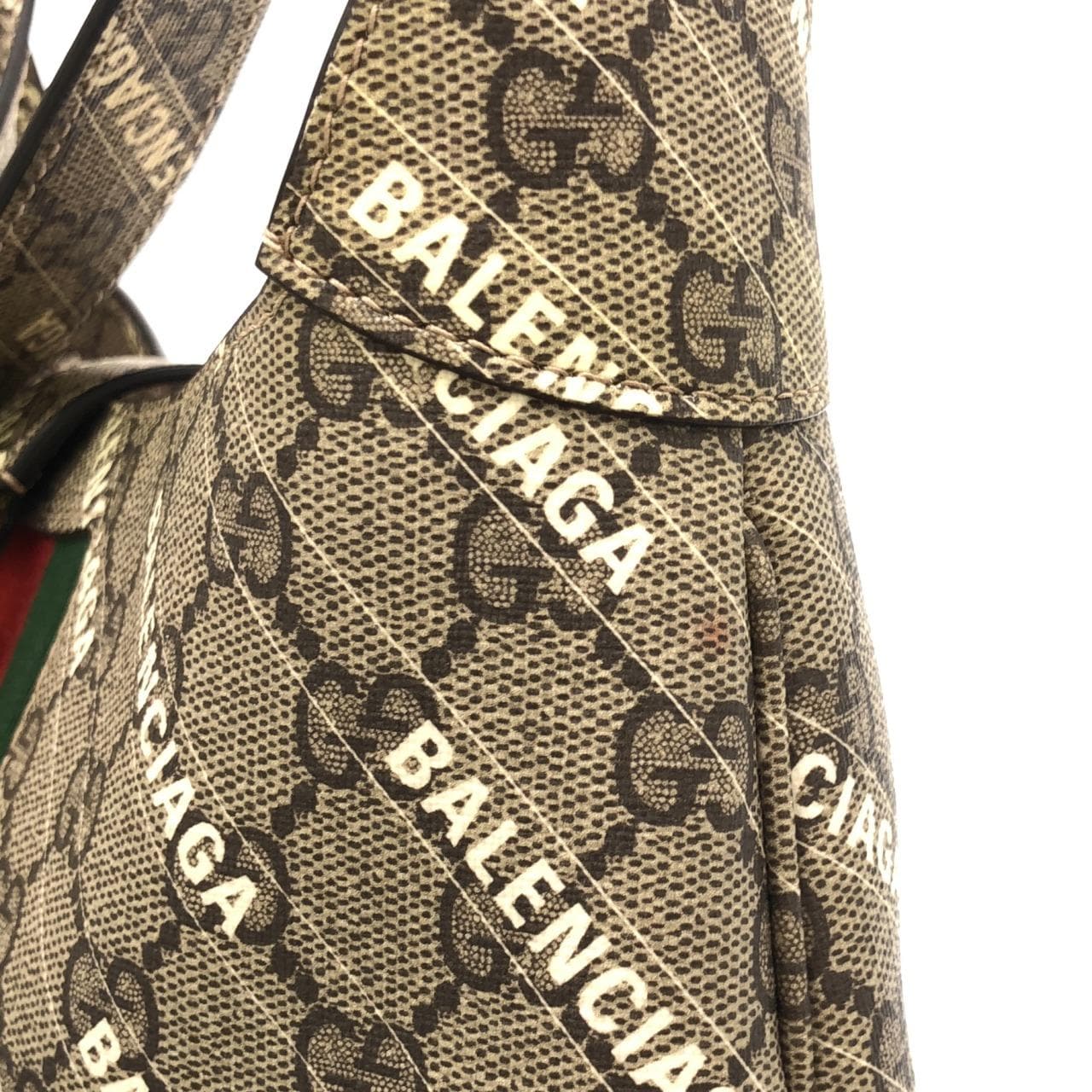 GUCCI Jackie 636706 ULZAG Shoulder Bag Canvas 黑色 帆布 中古品A - 縮圖 4