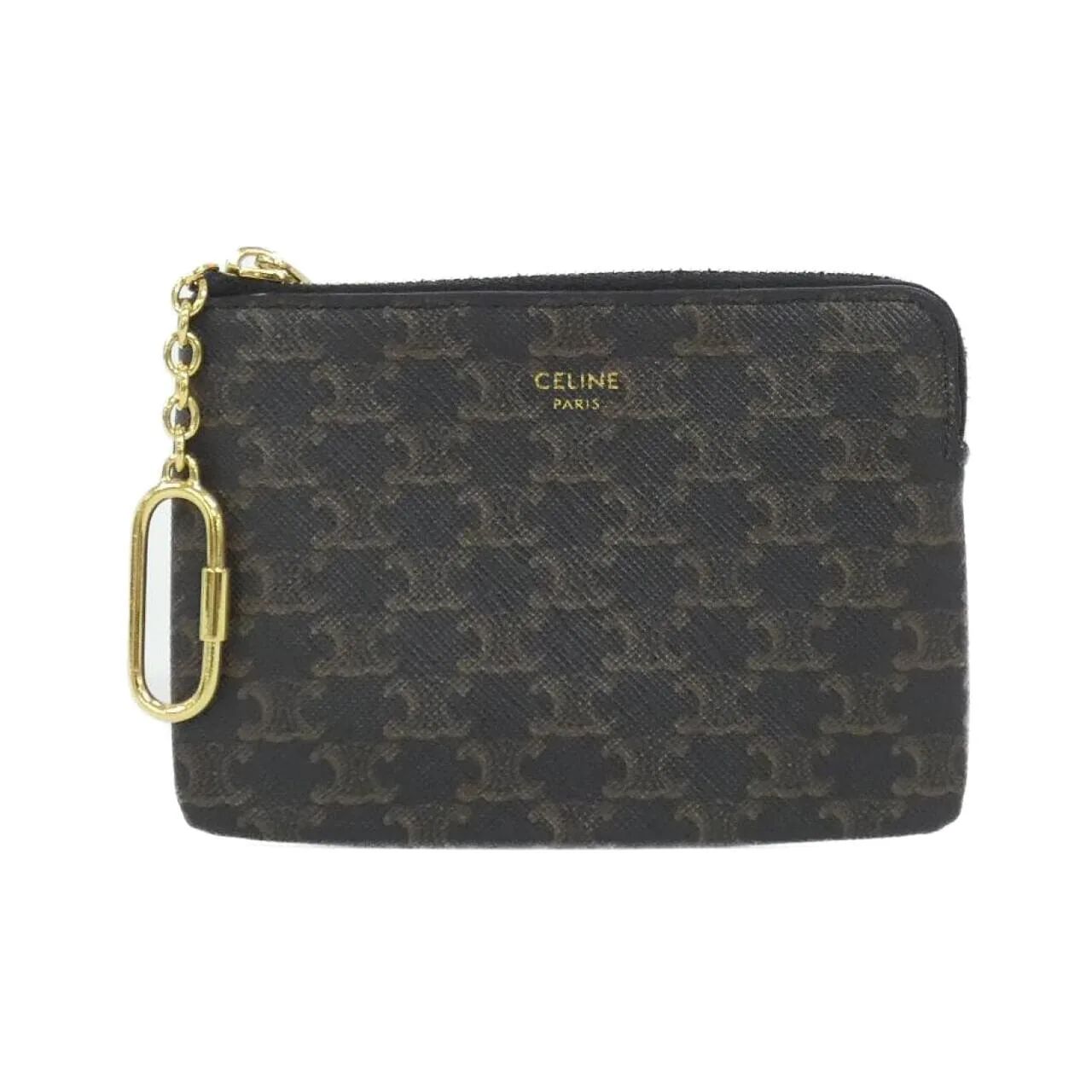 CELINE 10C662BTA Coin Case Canvas