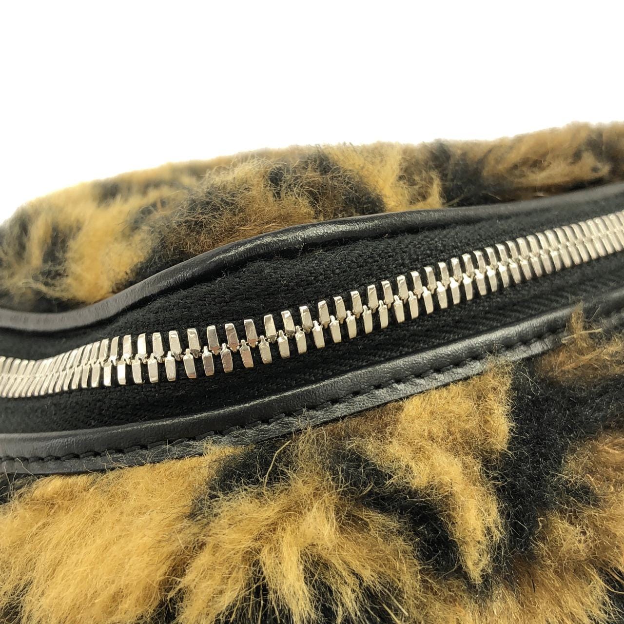 CELINE 110592EKI Shoulder Bag Leather 黑色 皮革 中古品A - 縮圖 4