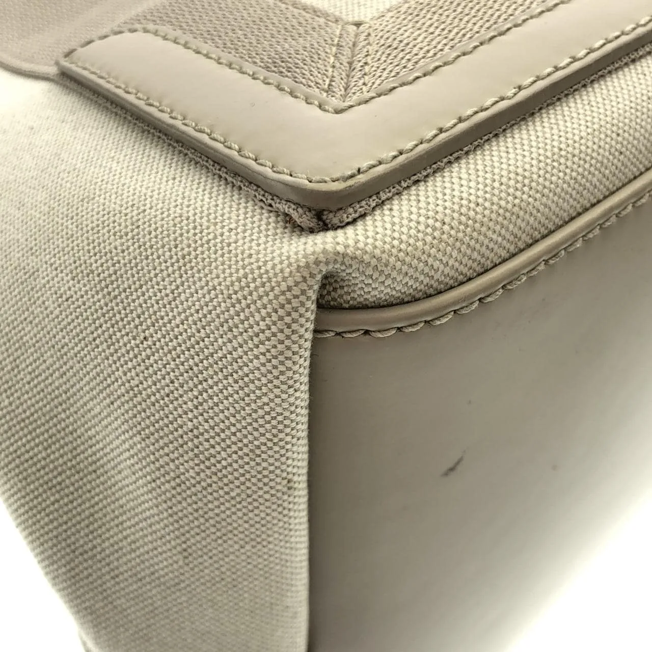 BALENCIAGA 339933 2HH3N Handbag Canvas 深藍色 帆布 中古品A - 縮圖 3