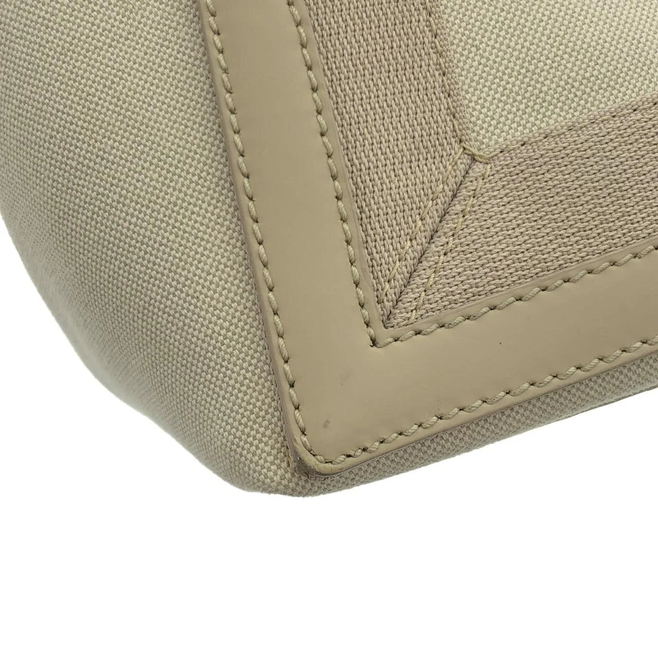 BALENCIAGA 339933 2HH3N Handbag Canvas 深藍色 帆布 中古品A - 縮圖 4