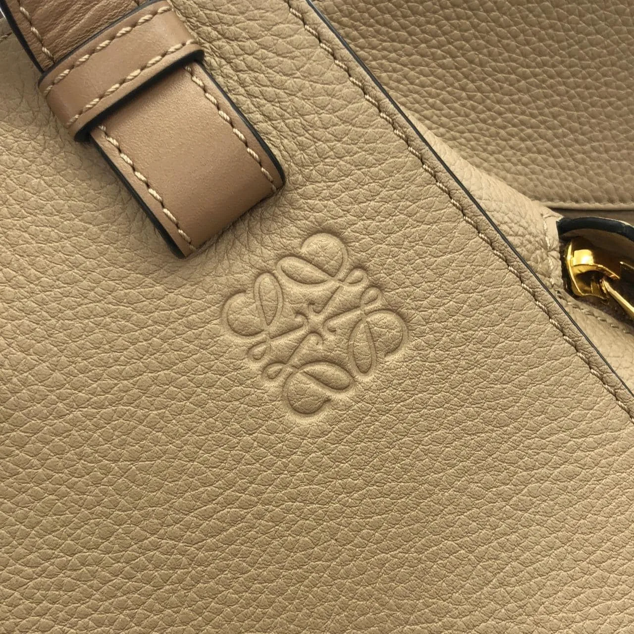 LOEWE Hammock A538S35X51 Shoulder 黑色 中古品A - 縮圖 5