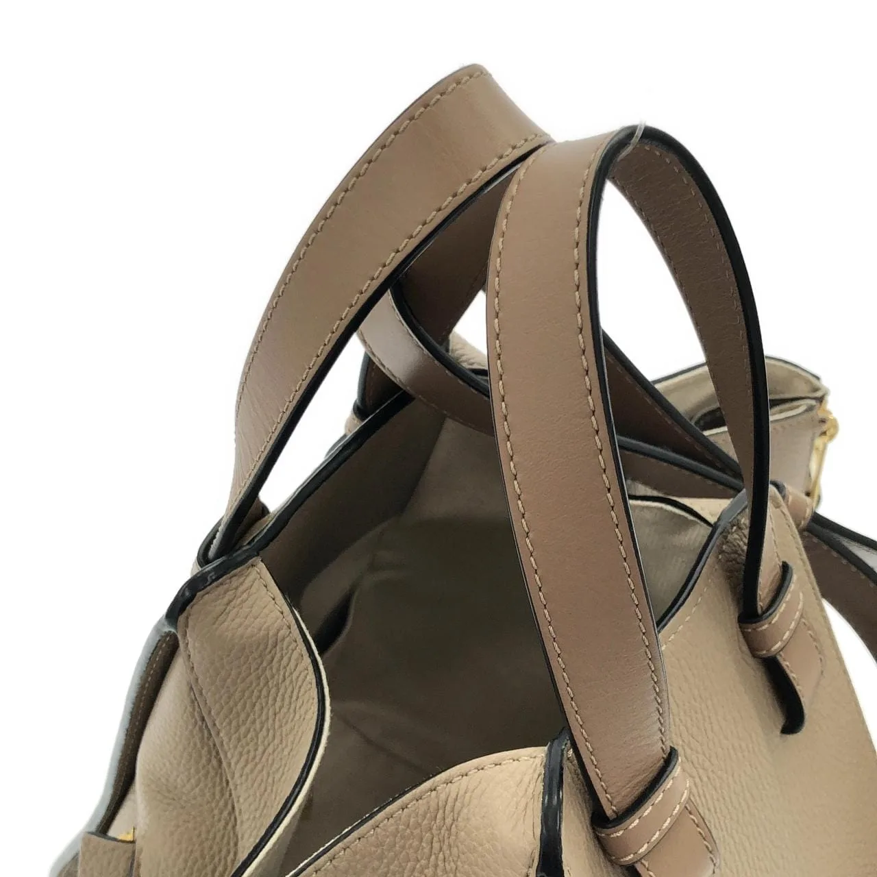 LOEWE Hammock A538S35X51 Shoulder 黑色 中古品A - 縮圖 6