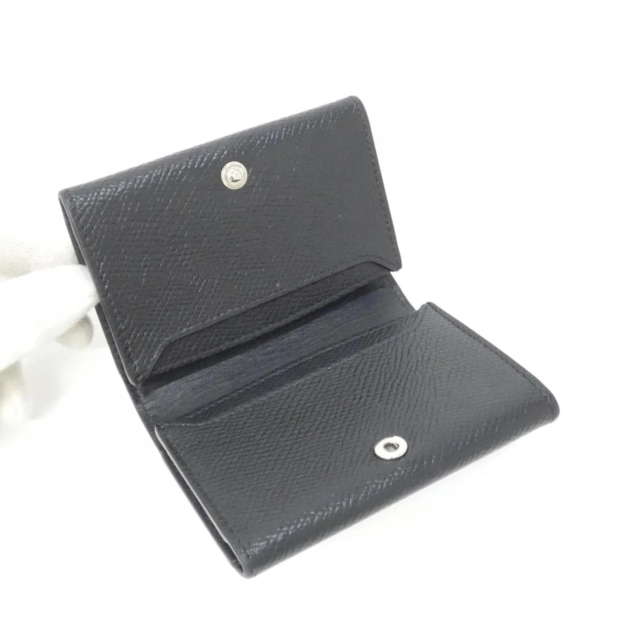 CELINE 10H563BEL Card Case Black Rank A - Thumbnail 5