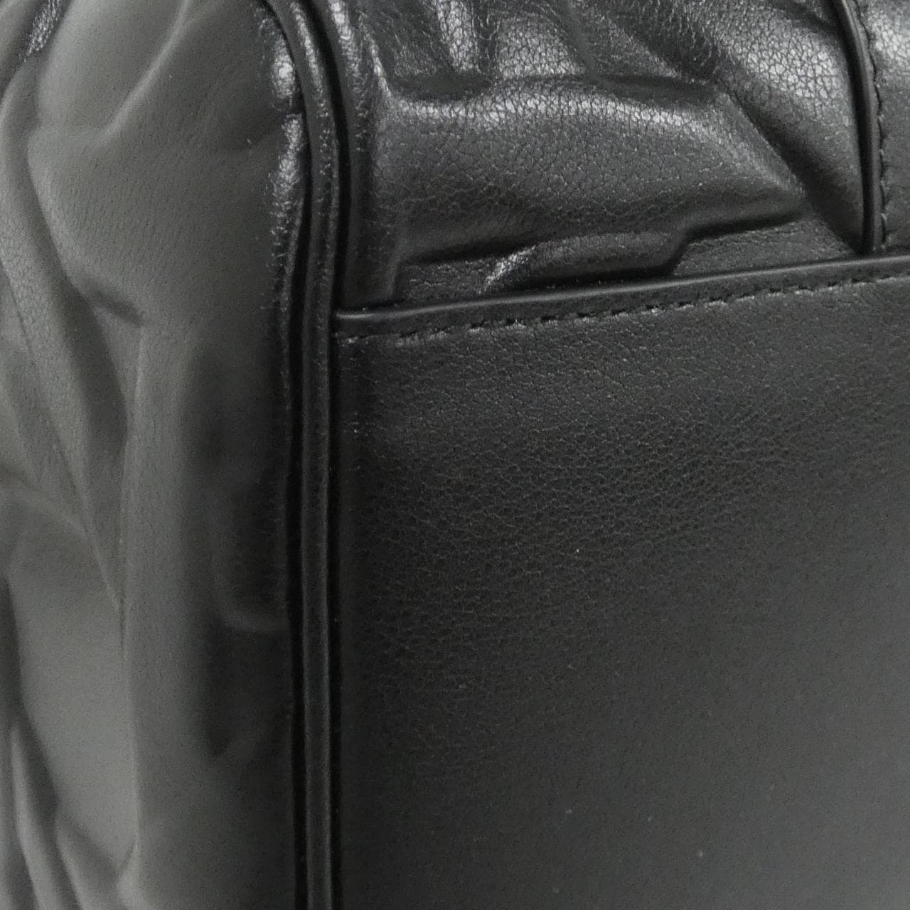 DIOR M1365UBNT Boston Bag Leather 黑色 皮革 中古品A - 縮圖 2