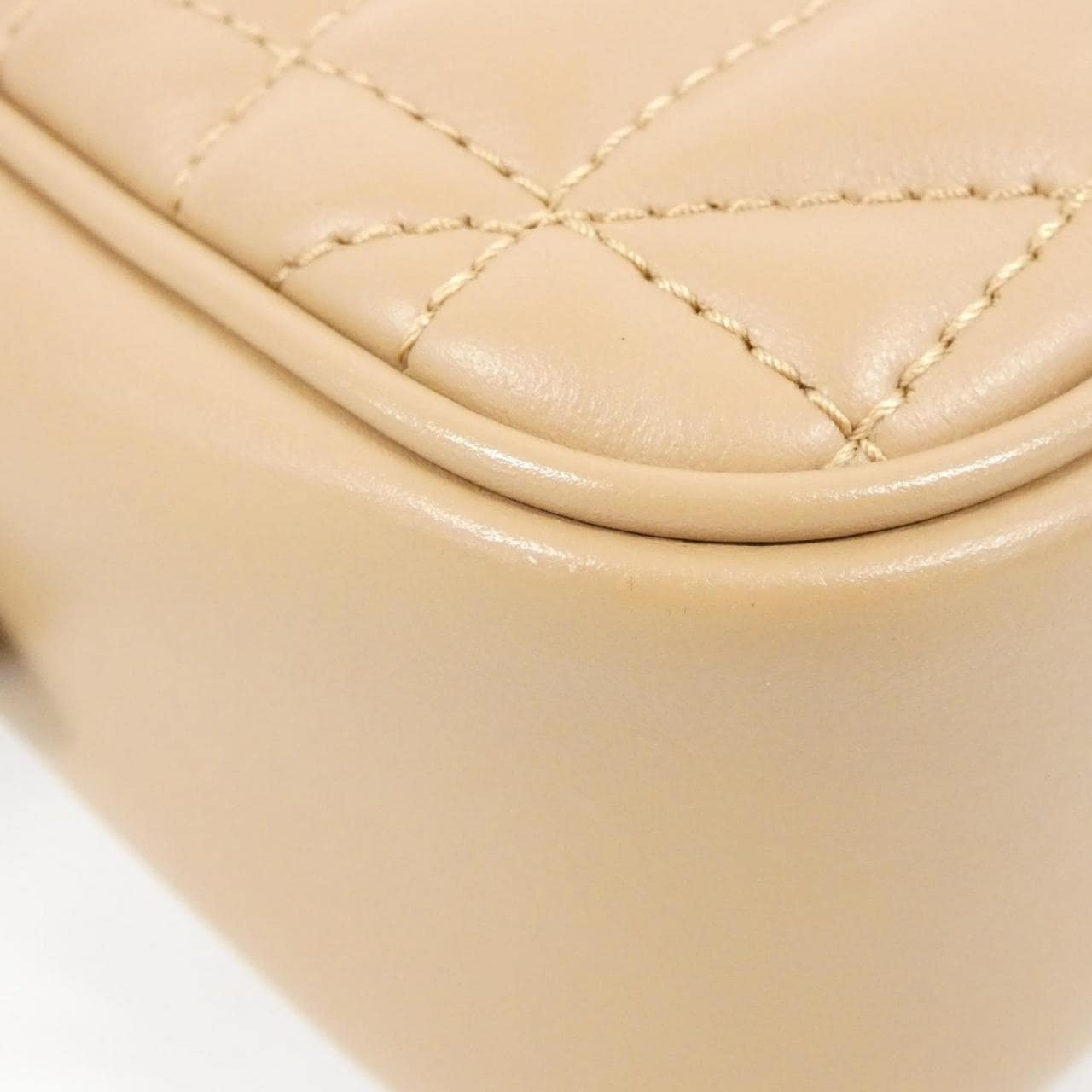 GUCCI Marmont 447632 UM8BN Shoulder Bag Leather Black Leather Rank A - Thumbnail 3