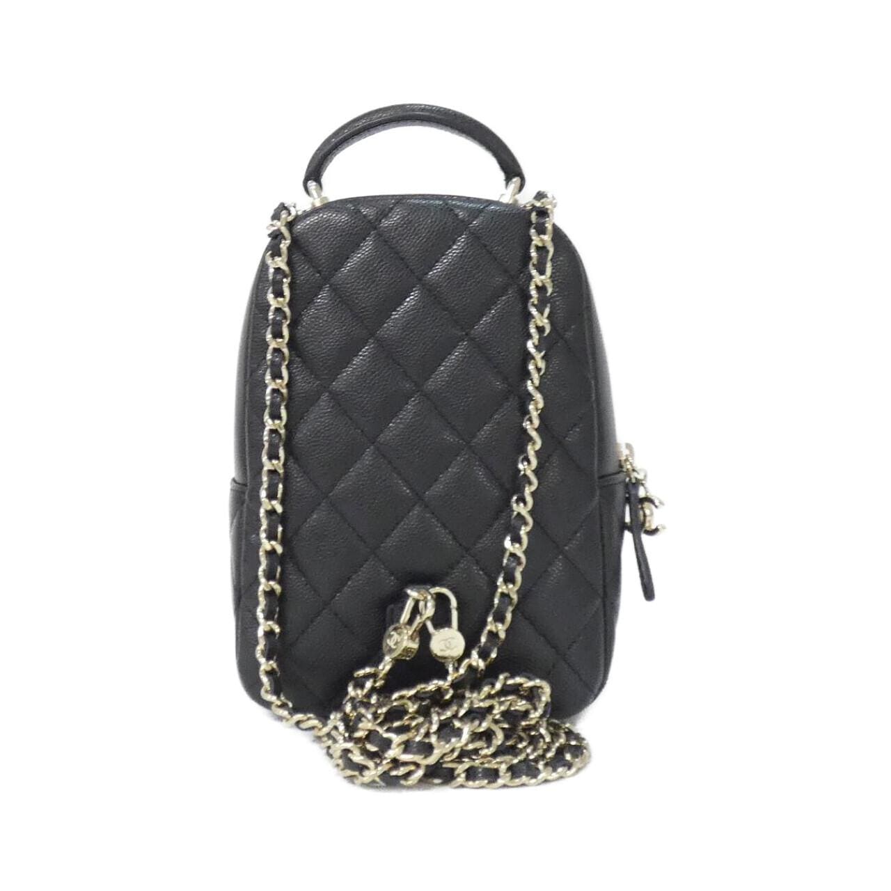 CHANEL Timeless Classic AP3753 Backpack Grained Calfskin 黑色 荔枝紋牛皮 中古品A - 縮圖 2