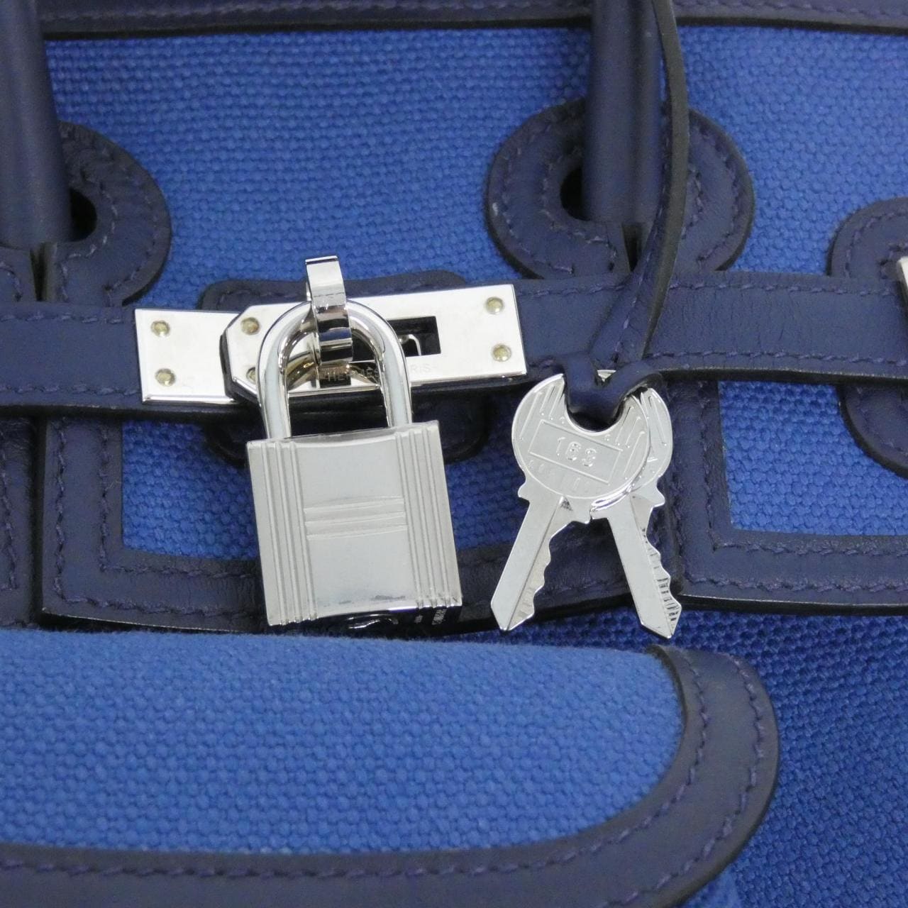 HERMES Handbag Swift Navy Swift Leather - Thumbnail 7