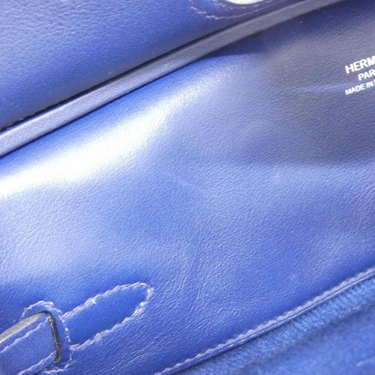 HERMES Handbag Swift Navy Swift Leather - Thumbnail 10
