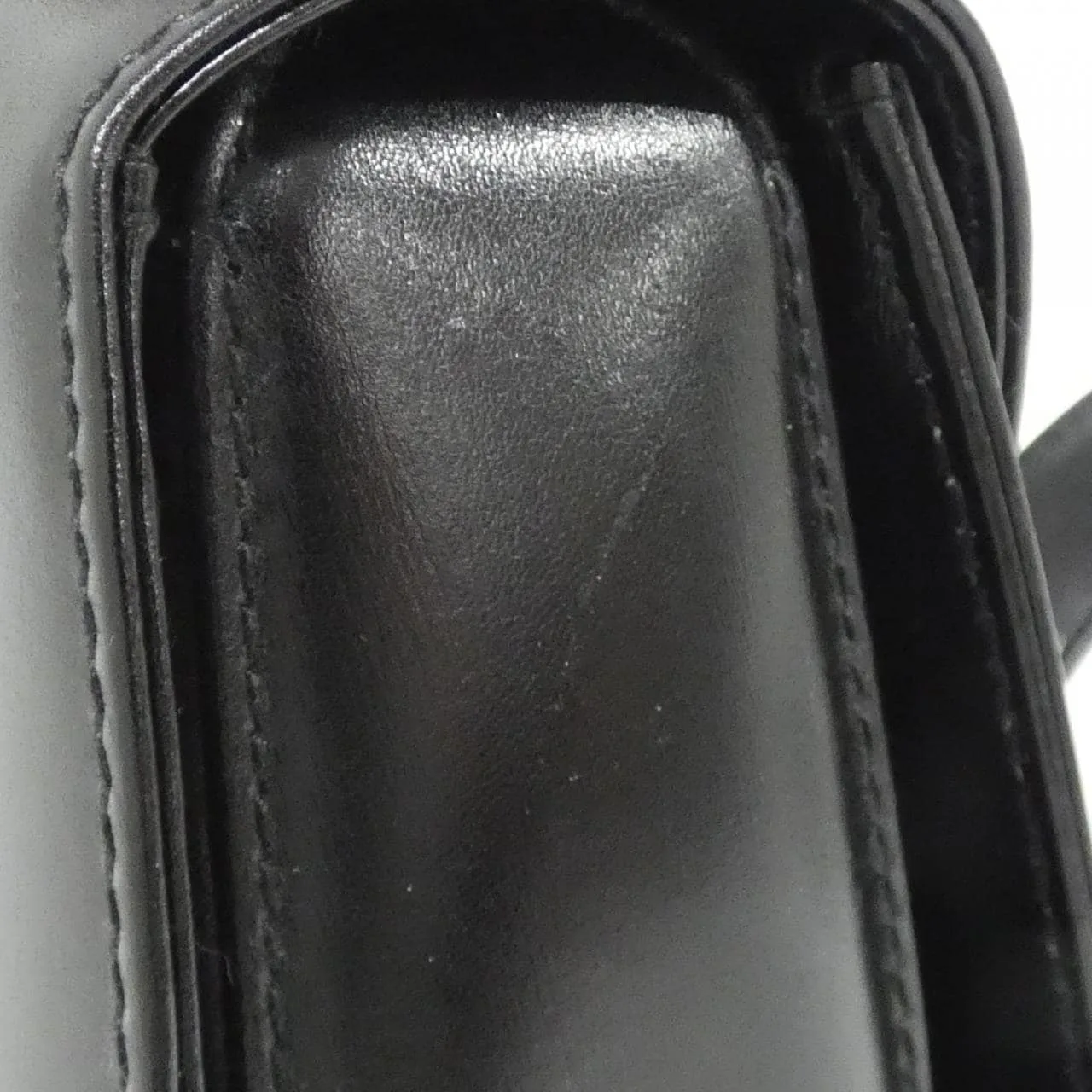 GUCCI 000 2046 Handbag Leather 黑色 皮革 中古品A - 縮圖 5