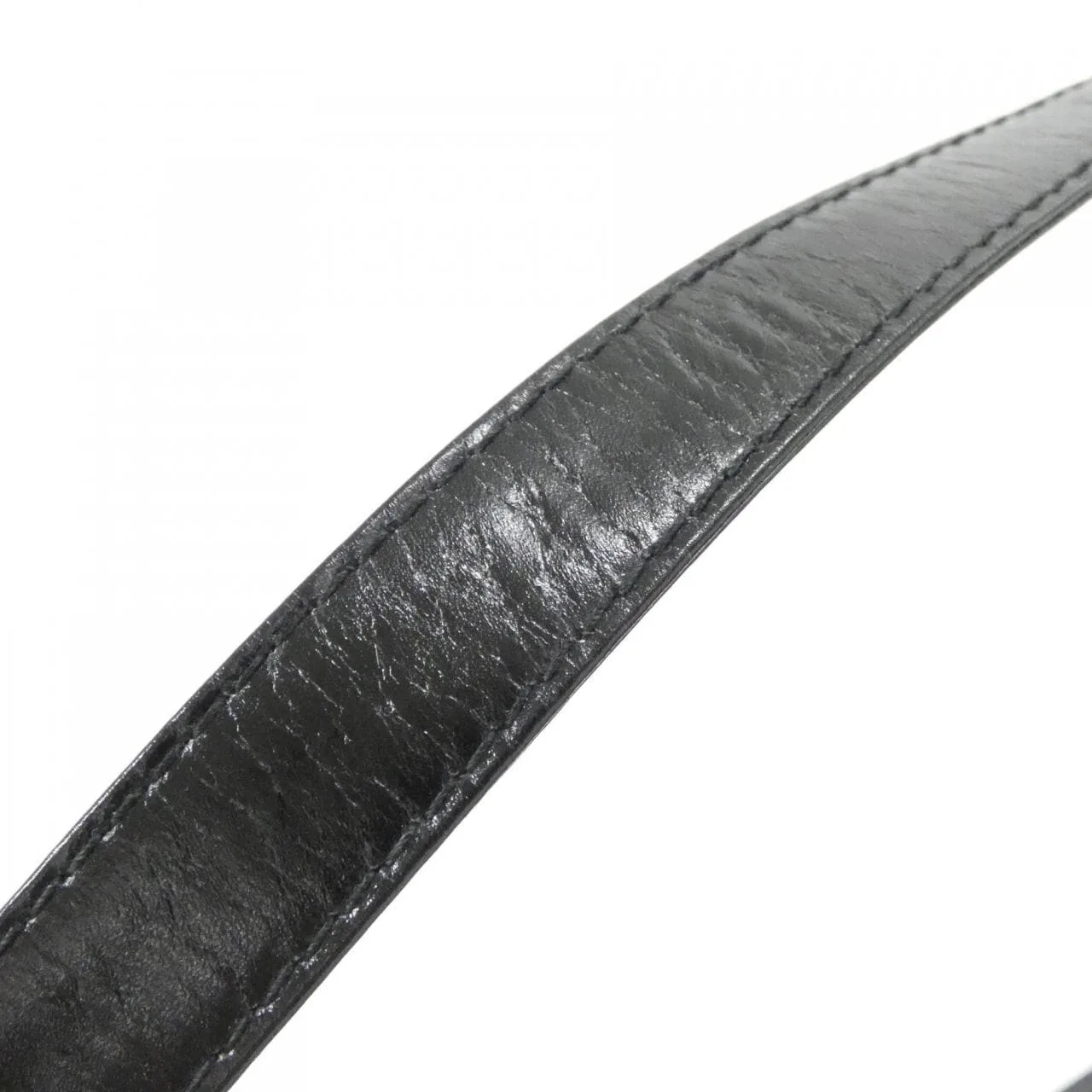 GUCCI 000 2046 Handbag Leather 黑色 皮革 中古品A - 縮圖 7