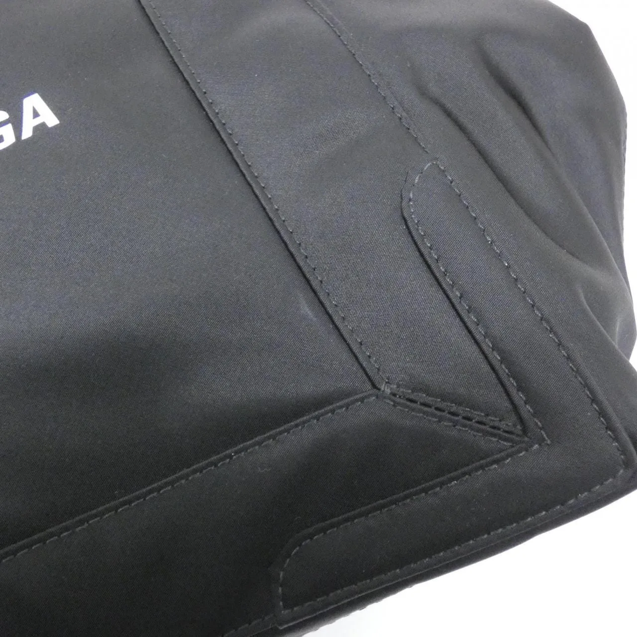 BALENCIAGA 339933 210K4 Handbag Nylon Navy Nylon Rank A - Thumbnail 4