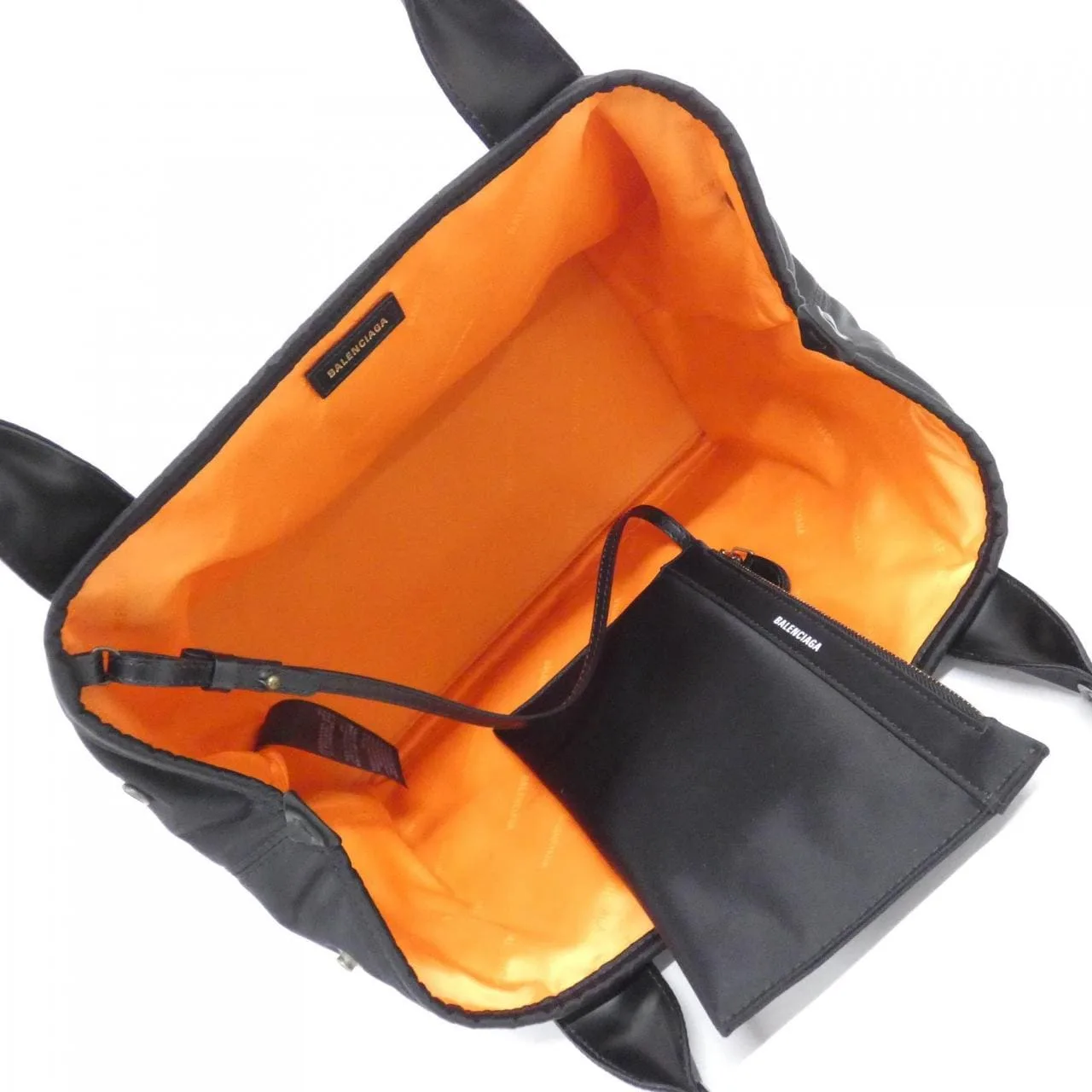 BALENCIAGA 339933 210K4 Handbag Nylon Navy Nylon Rank A - Thumbnail 7