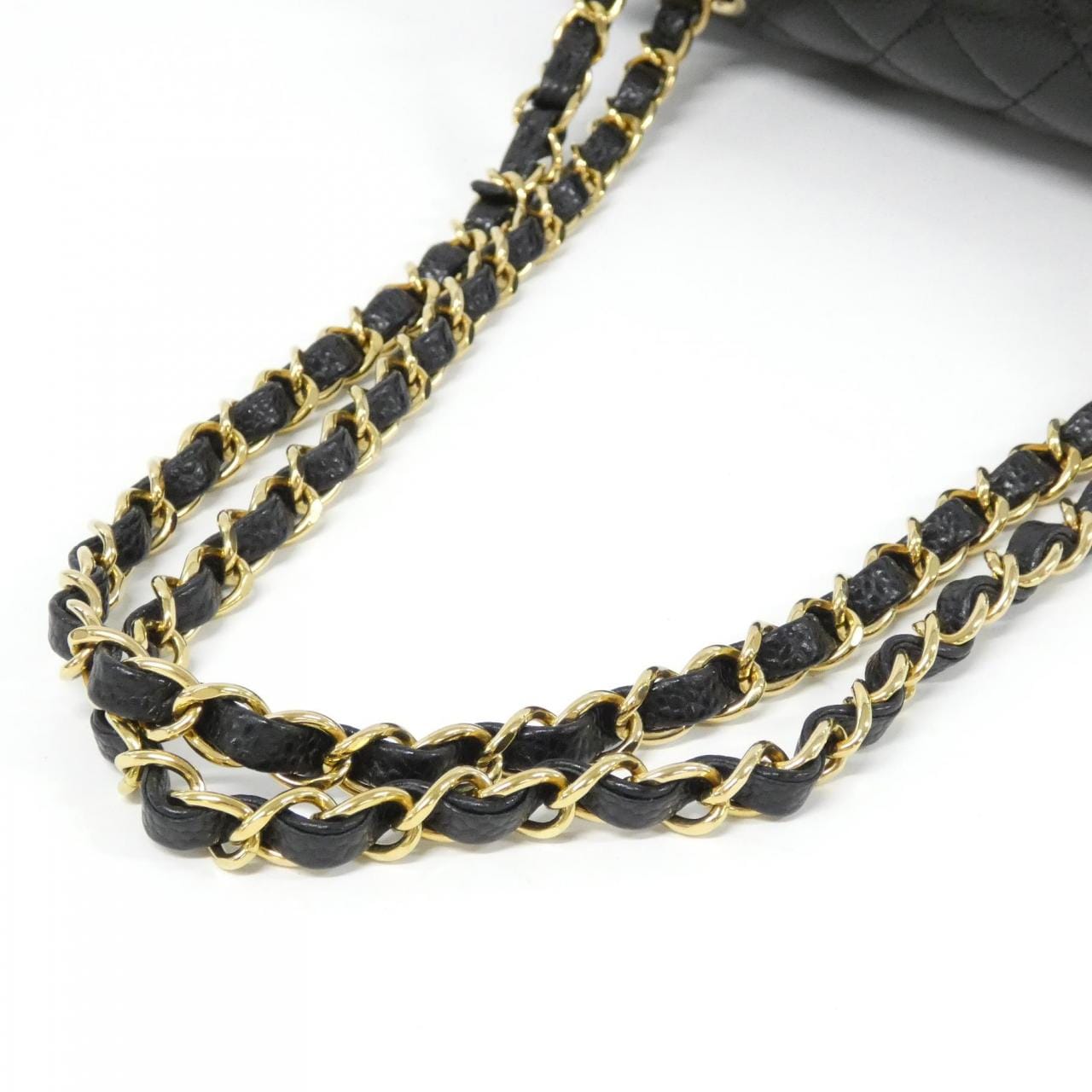 CHANEL Matelasse 1113 Shoulder Grained Calfskin Black Grained Calfskin - Thumbnail 6